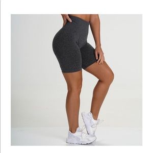 SOLD: NVGTN Black Speckled Biker Shorts